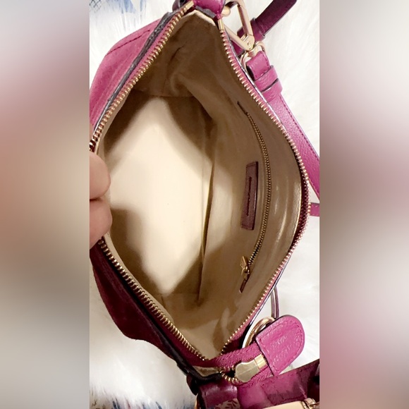 See By Chloé Burgundy Crossbody/shoulder Suede Leather bag  14” x 8” - Picture 6 of 16